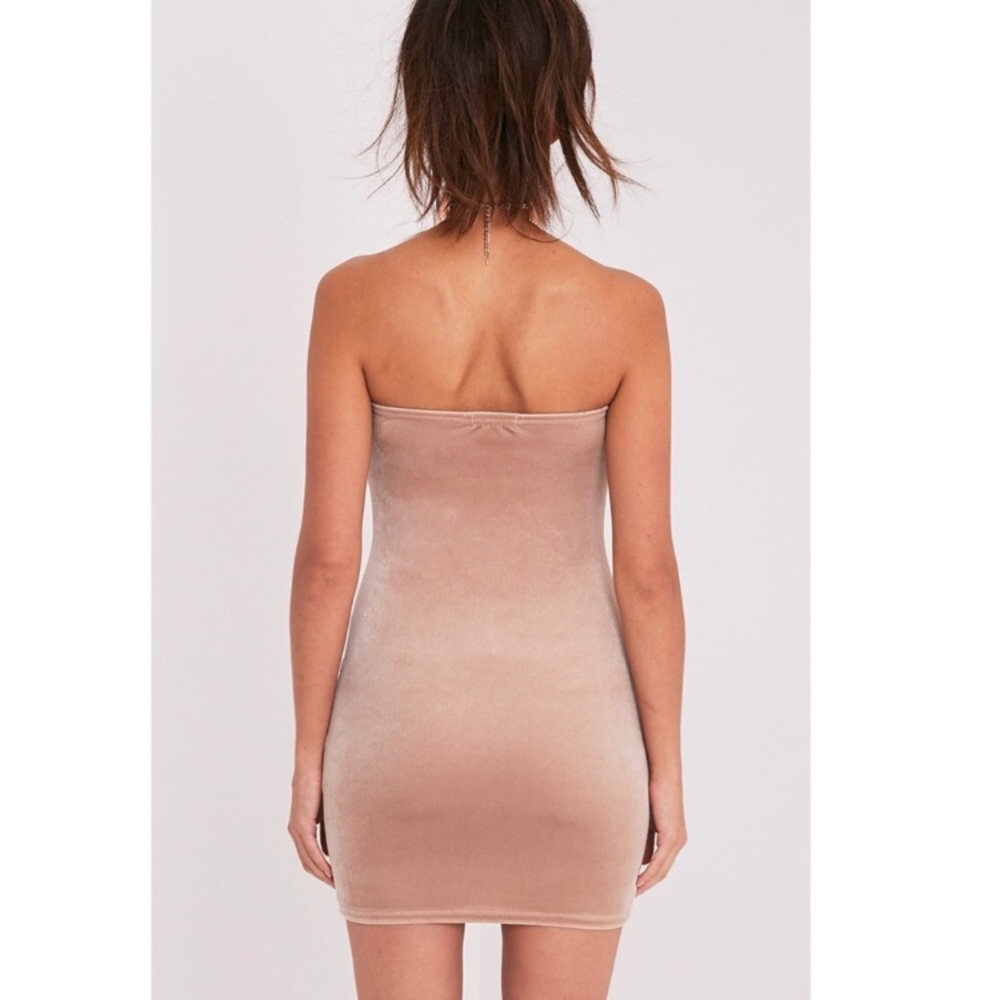 Pretty Little Thing champagne dress - Picture 3 of 6